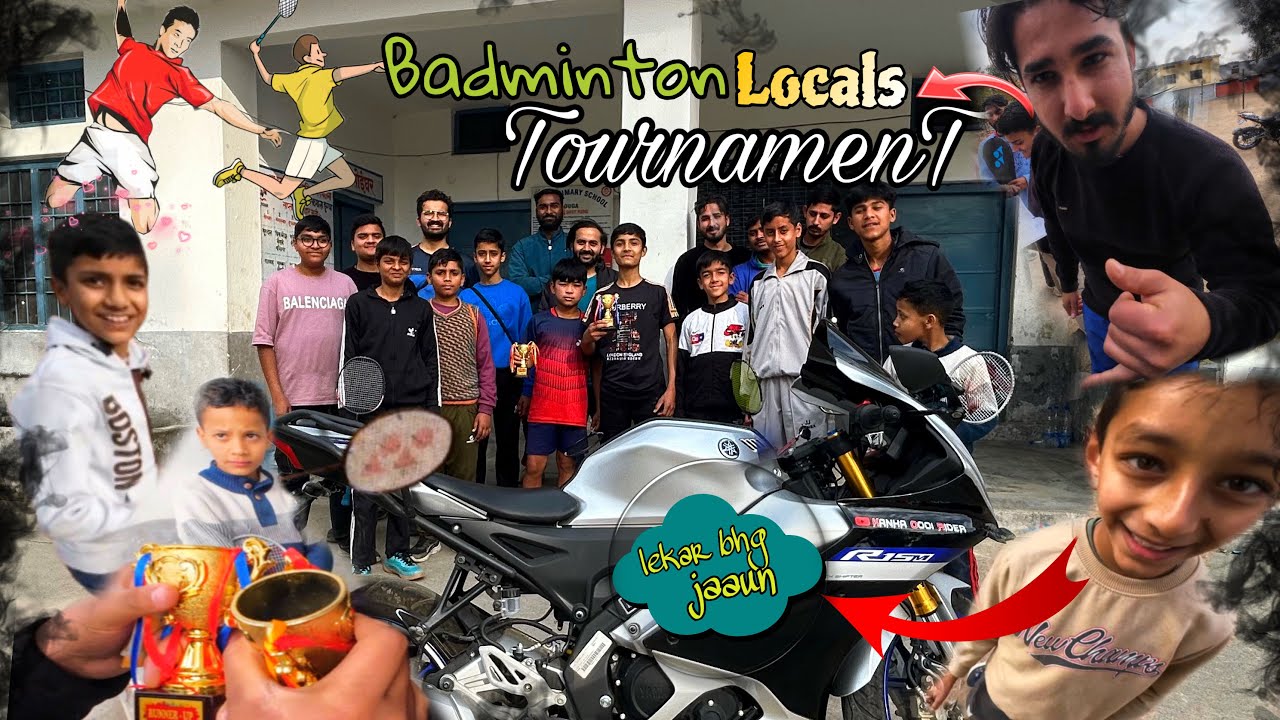 We organised a local Badminton 🏸 tournament and got some new subscribers 🥰😇..