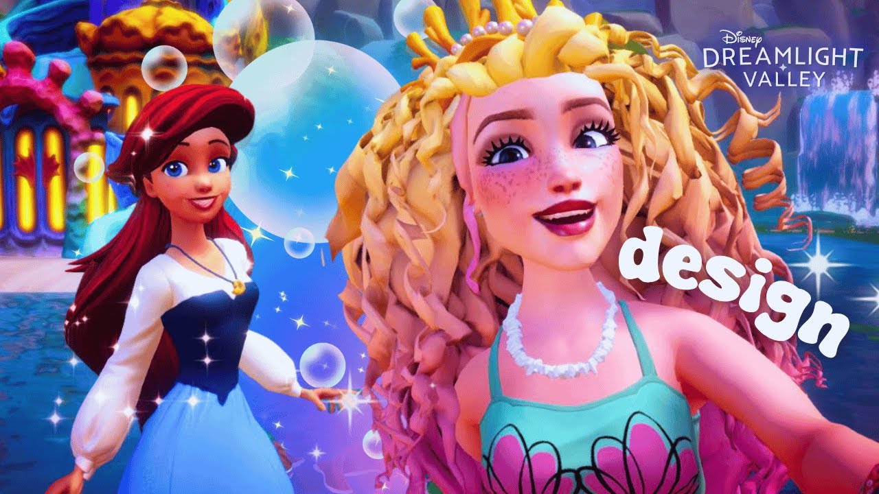 MAKING MY OWN UNDERWATER BIOME! MERMAID LAGOON DESIGN 🐠 Disney Dreamlight Valley | Live Stream