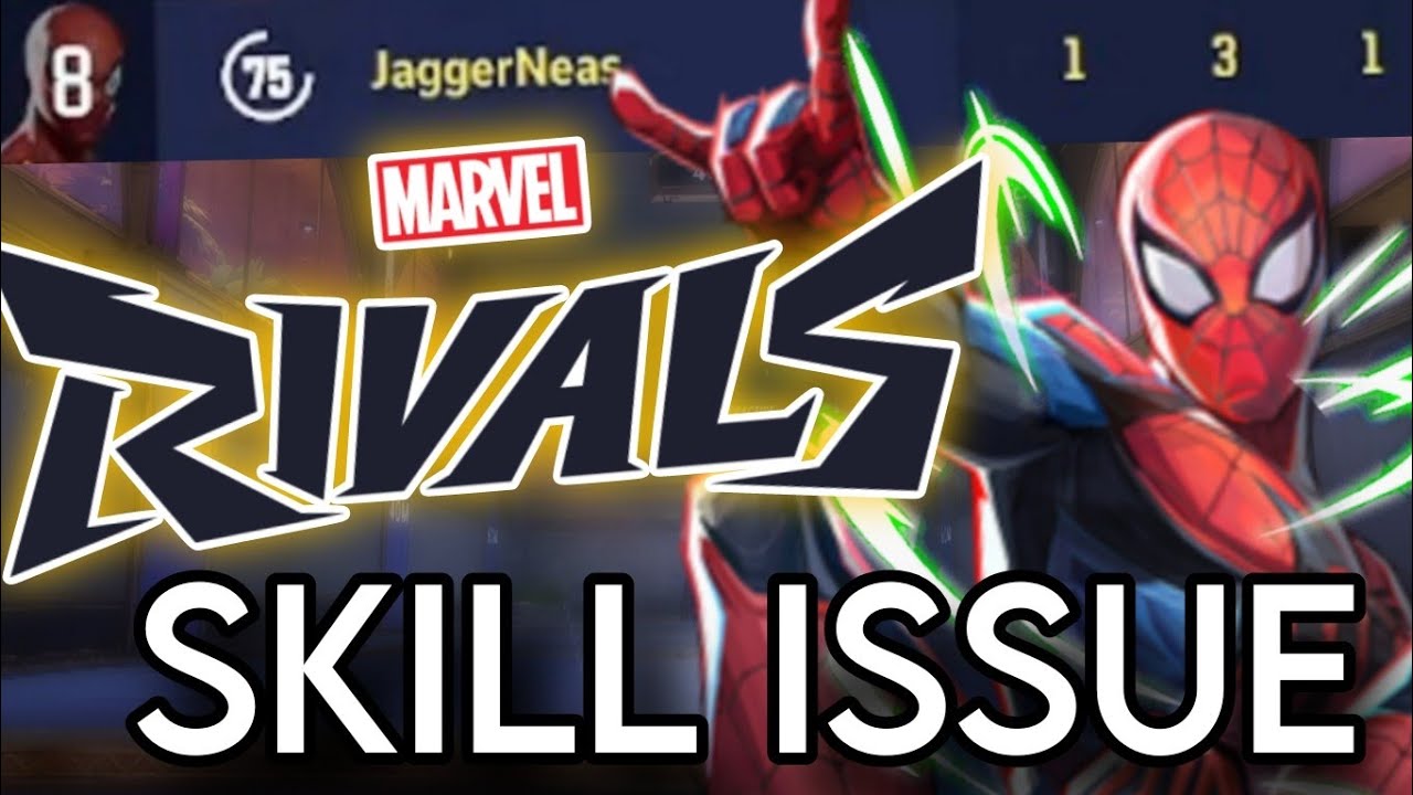 Spiderman with a MASSIVE SKILL ISSUE | Marvel Rivals.EXE