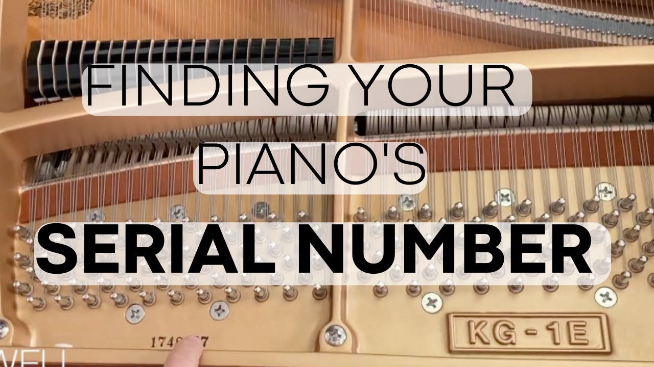 Where to Find a Piano Serial Number? In Just a few steps!