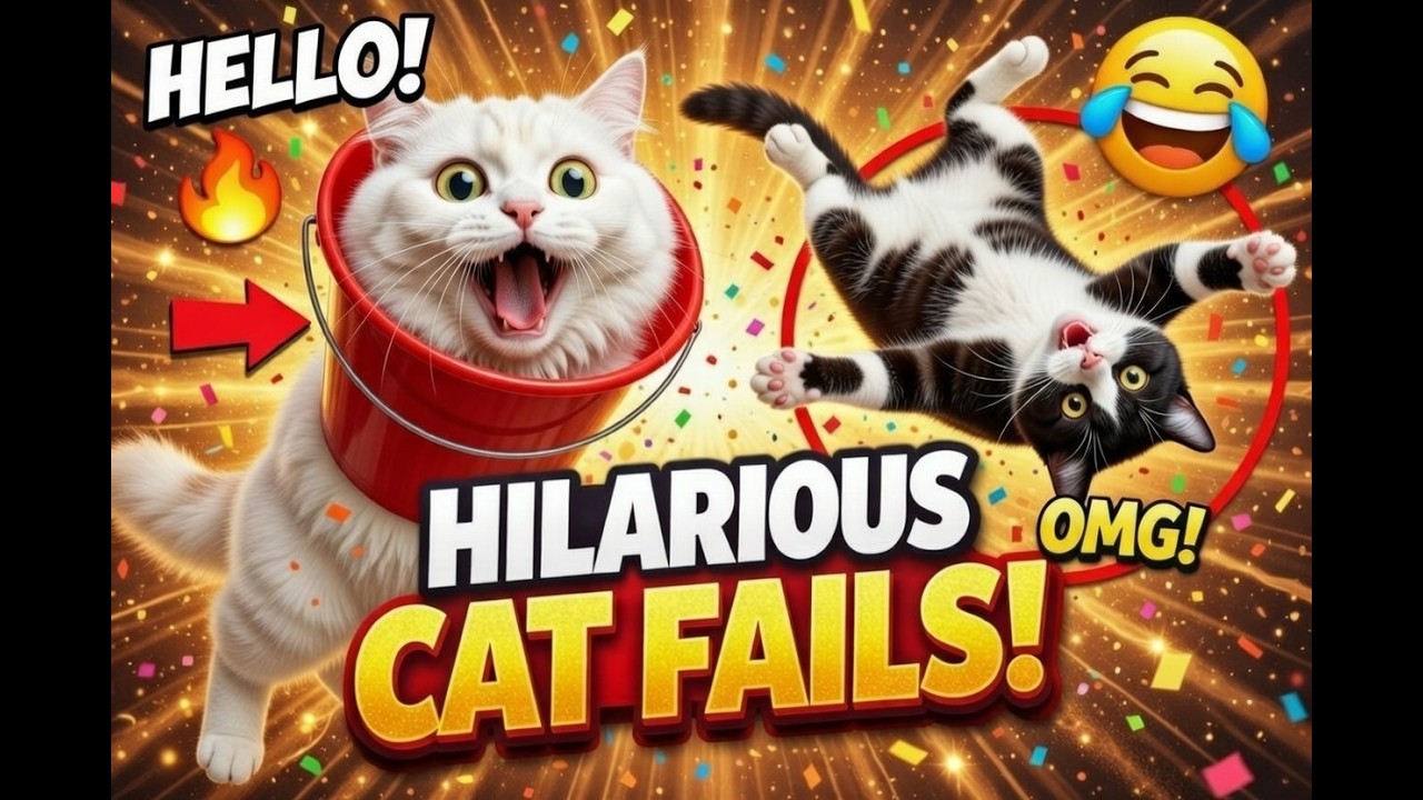 Try Not To Laugh — Ultimate Cat Fails Compilation🐈 | 😂 99% Of People Laugh At These Cats😹