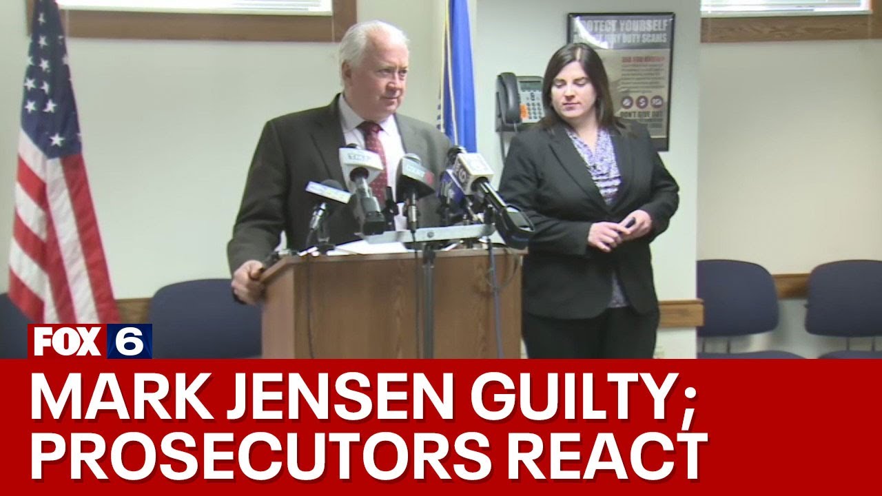 Mark Jensen Kenosha murder trial: Prosecutors react to guilty verdict | FOX6 News Milwaukee