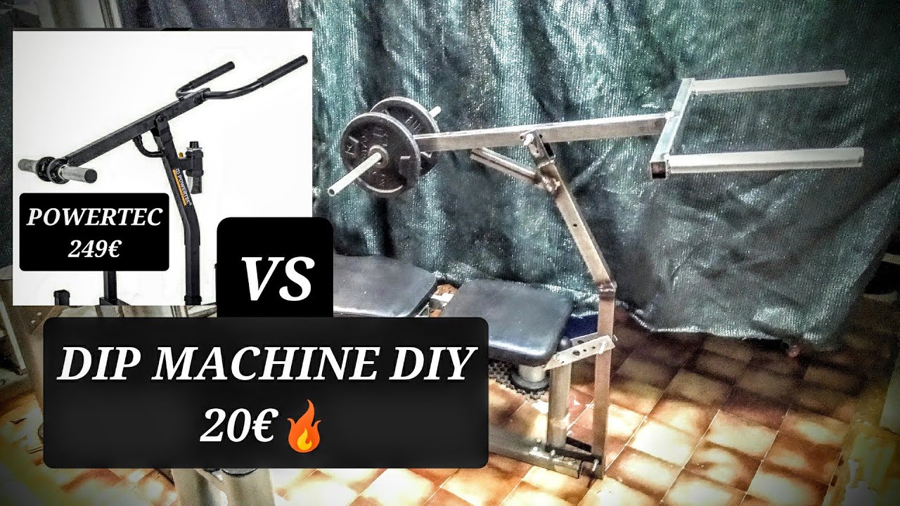 DIP MACHINE ATTACHMENT FAI DA TE PER PANCA 🔥 | HOMEGYM DIY | HOMEMADE FITNESS | CHEST AND TRICEPS 💪