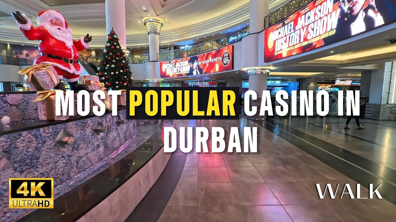 Stunning SUNCOAST CASINO in Durban | 4K Walking Tour