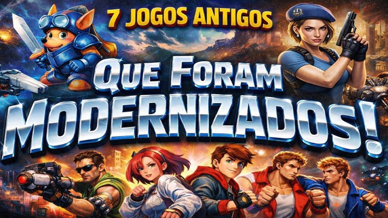 7 Jogos Retro Antigos que Foram Modernizados!