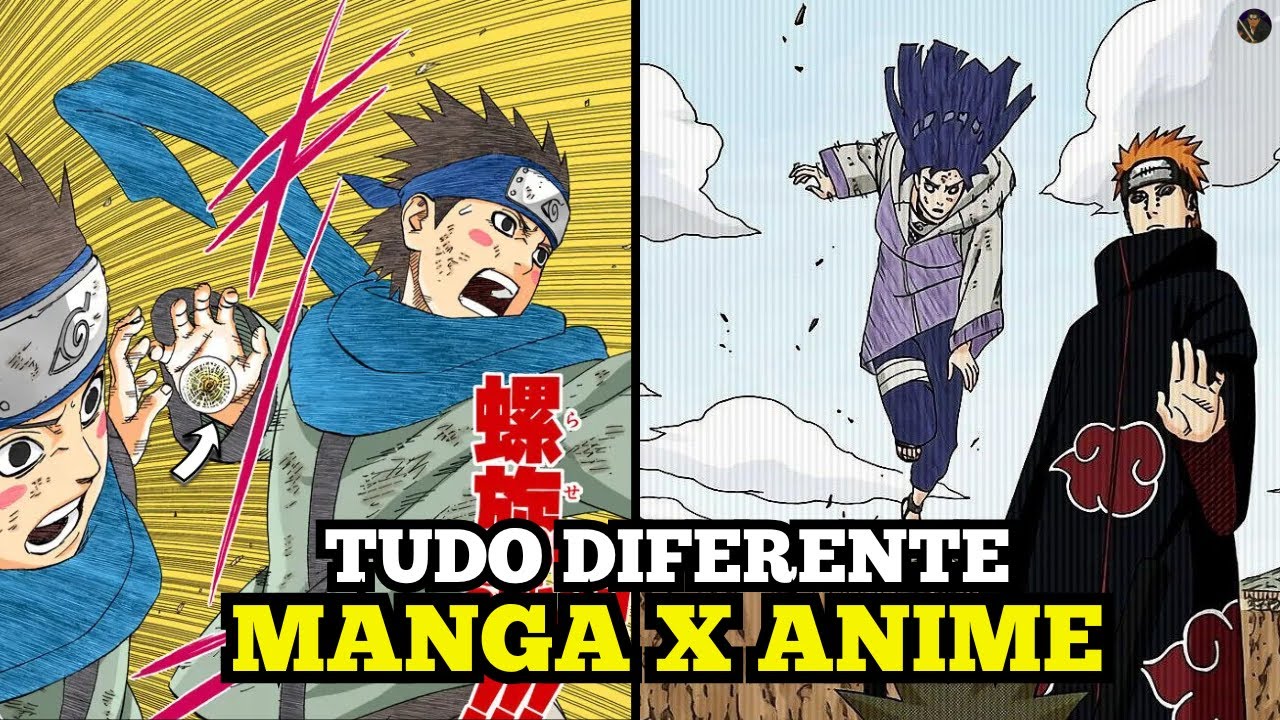 15 Cenas que o Anime de Naruto MUDOU COMPLETAMENTE 