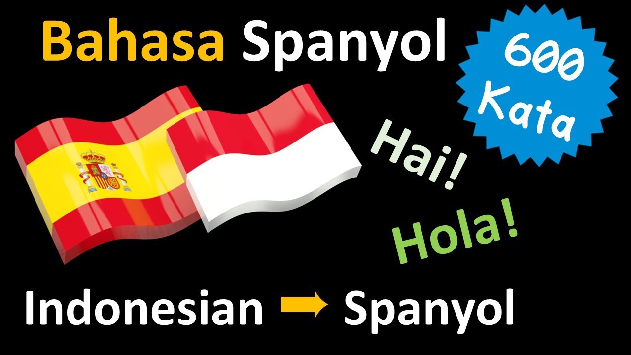 Belajar Bahasa Spanyol | Kosa kata Frase dan tatabahasa | Bahasa Indonesia