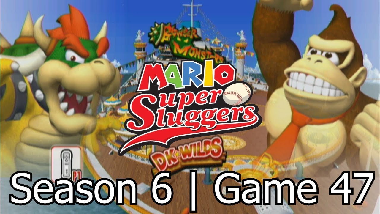 Mario Super Sluggers | Season 6 Game 47 - Bowser vs DK @ Daisy Cruiser Day