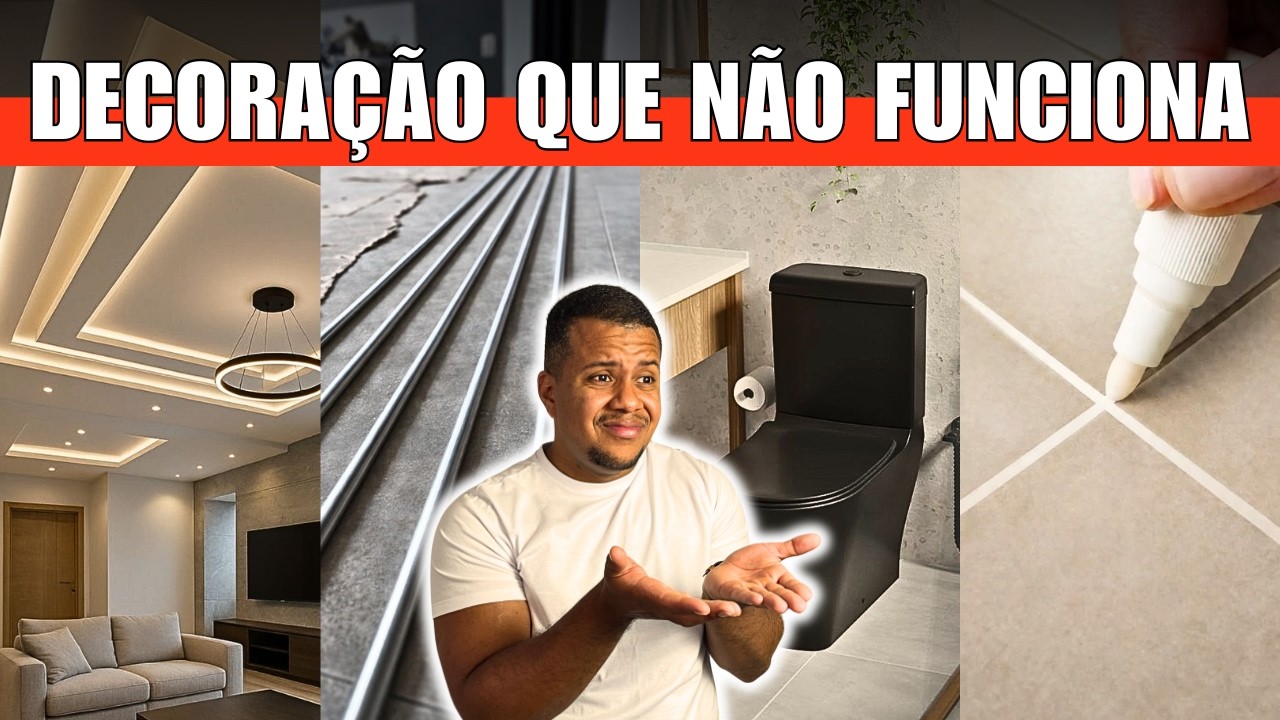 Por que Trilho de porta, Gesso, Cozinha aberta,  Rejunte e mais 4 itens NÃO FUNCIONAM