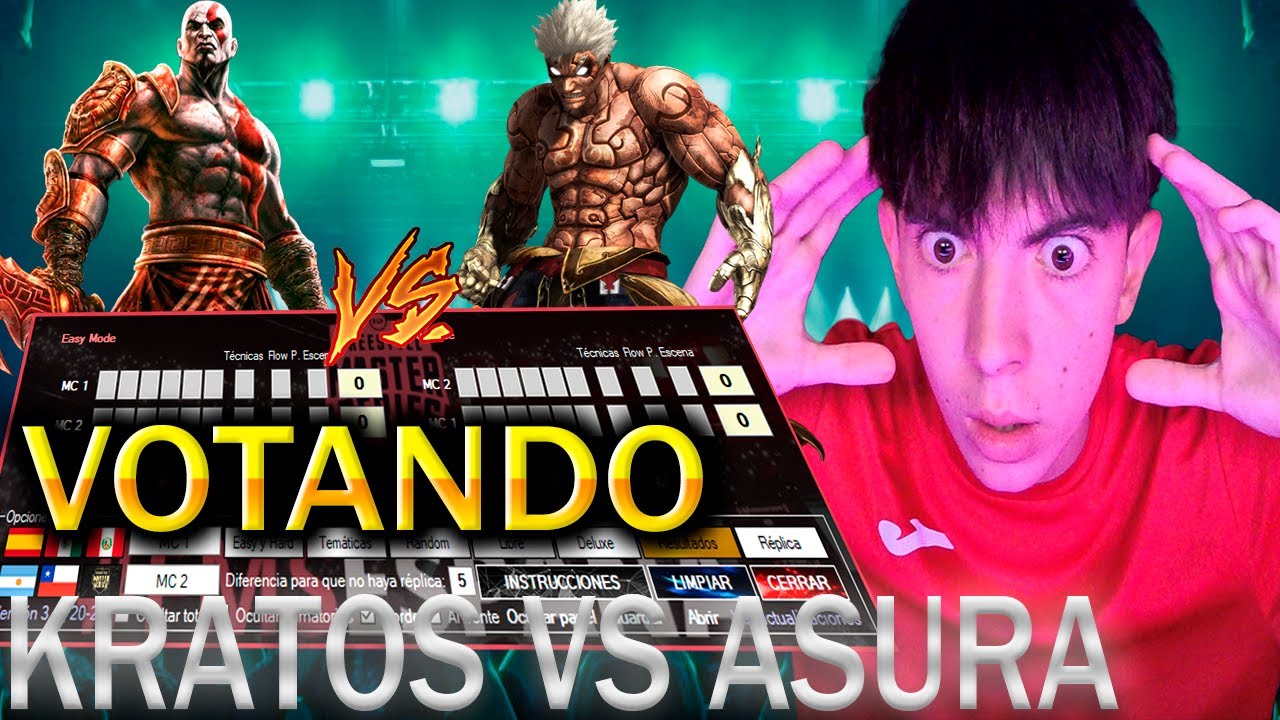 VOTANDO KRATOS VS ASURA (EPICAS BATALLAS DE RAP DEL FRIKISMO)