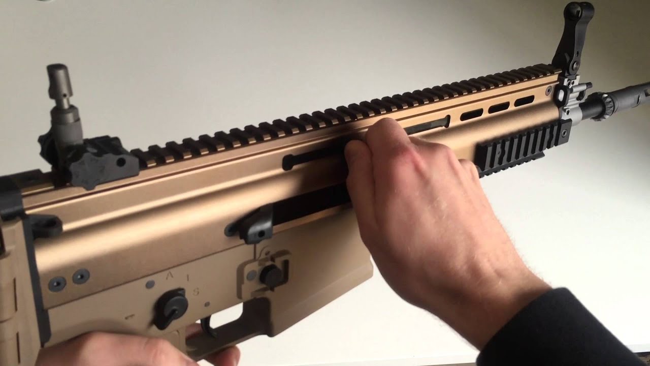 (Airsoft) We Scar H gbbr . Unboxing and shooting test