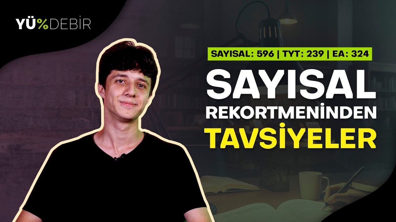 Sayısal Rekortmeninden Tavsiyeler | Ali Fuad Erkan | Yü%debir