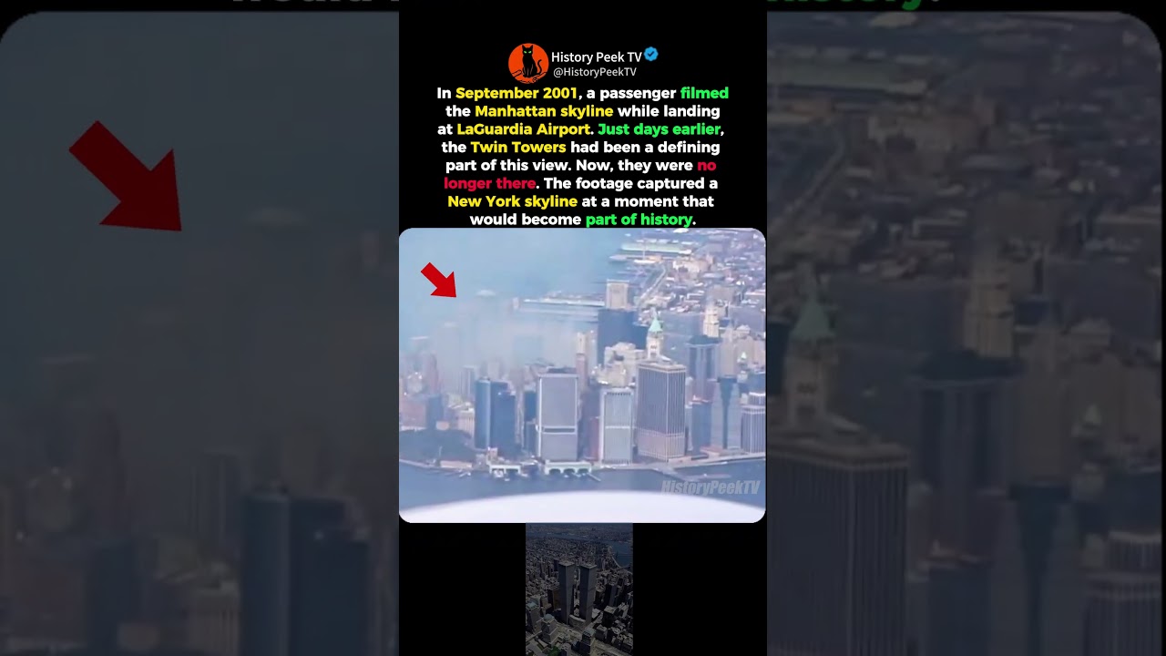 A Rare Look at the Manhattan Skyline in 2001 ✈️