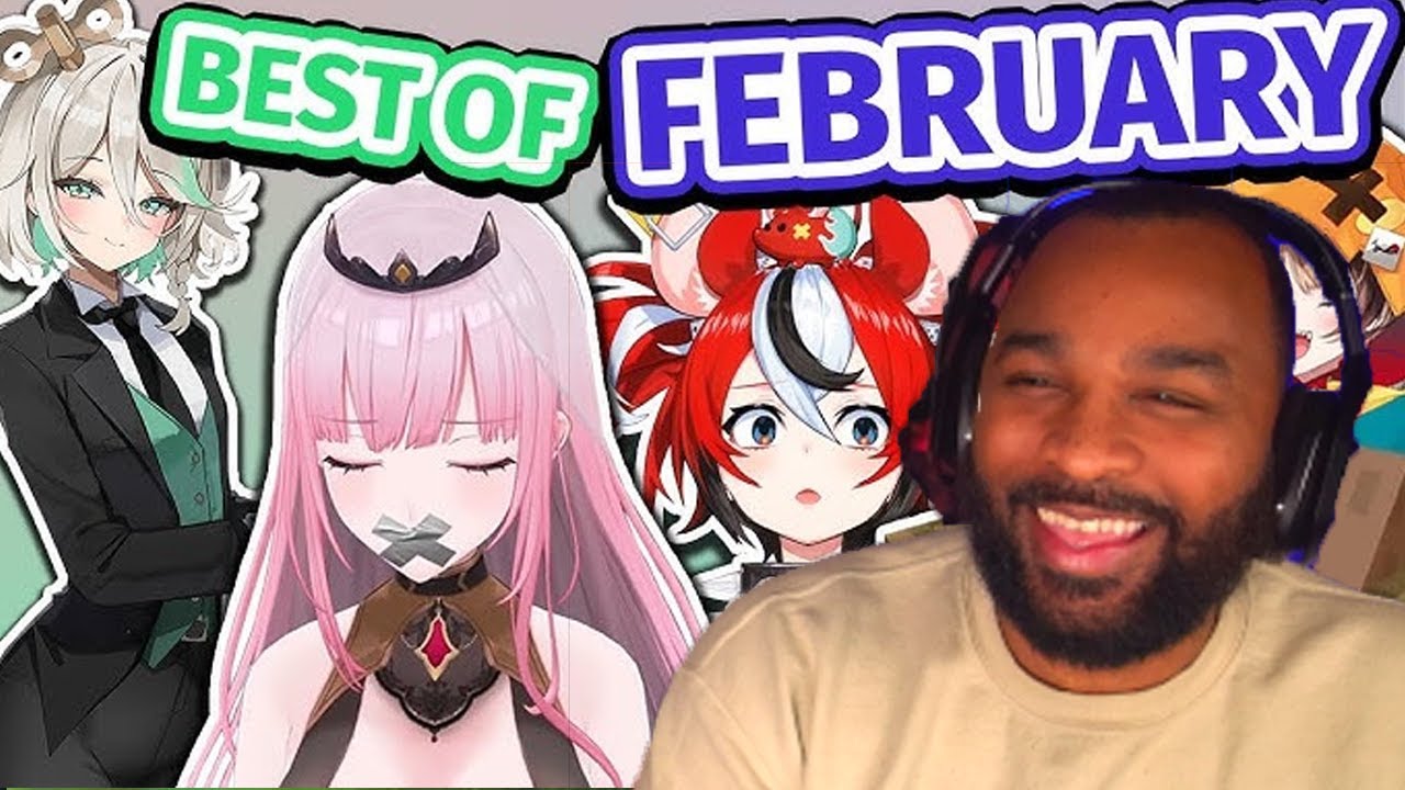 БОЖЕ ХОЛОЛАЙВ! Фанат VTUBER отреагировал на самые безумные клипы Holo EN февраля