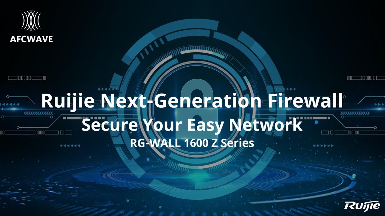 Ruijie Next Gen Firewall RG-WALL 1600 Z Series Solution Update - LENGKAP !!!