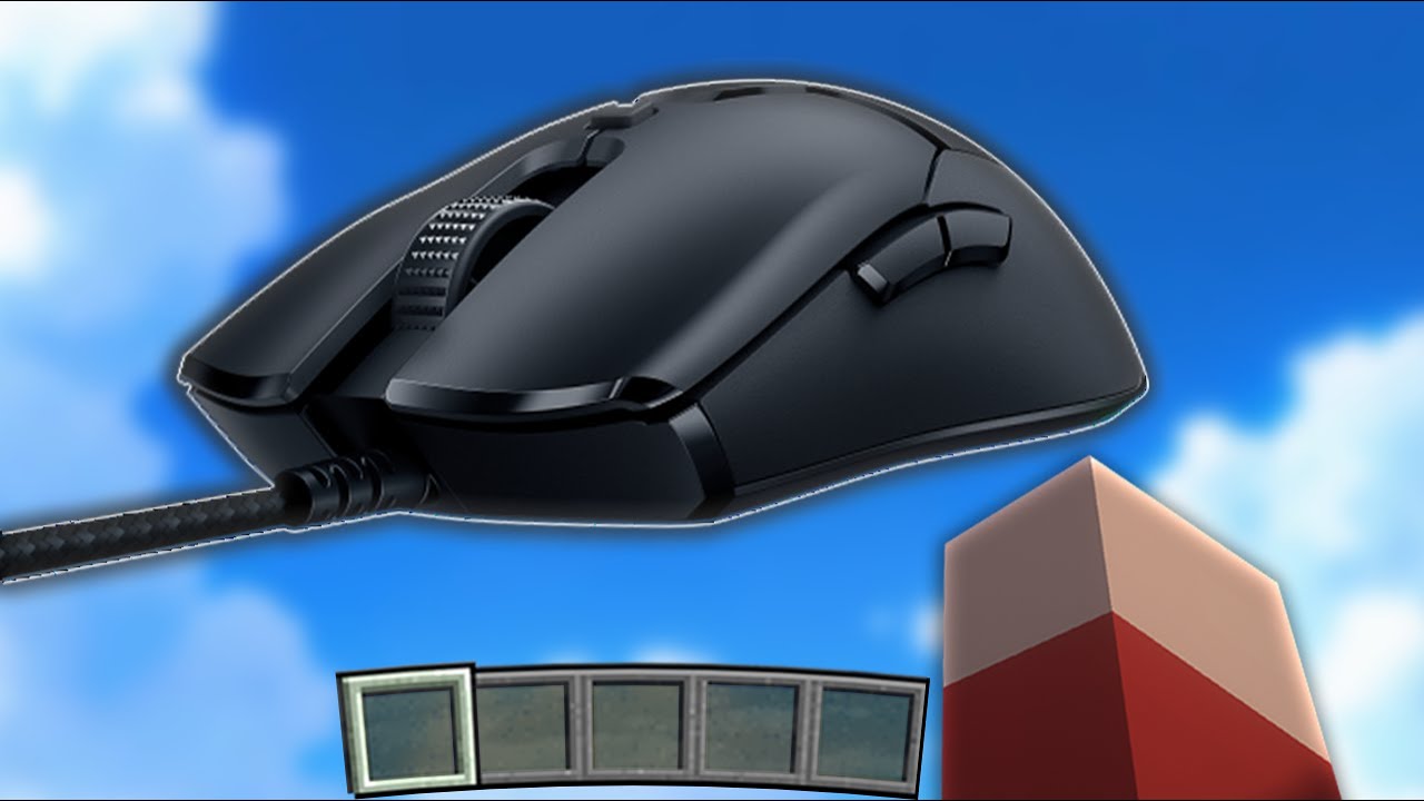 Jogando Minecraft com o MOUSE VIPER MINI