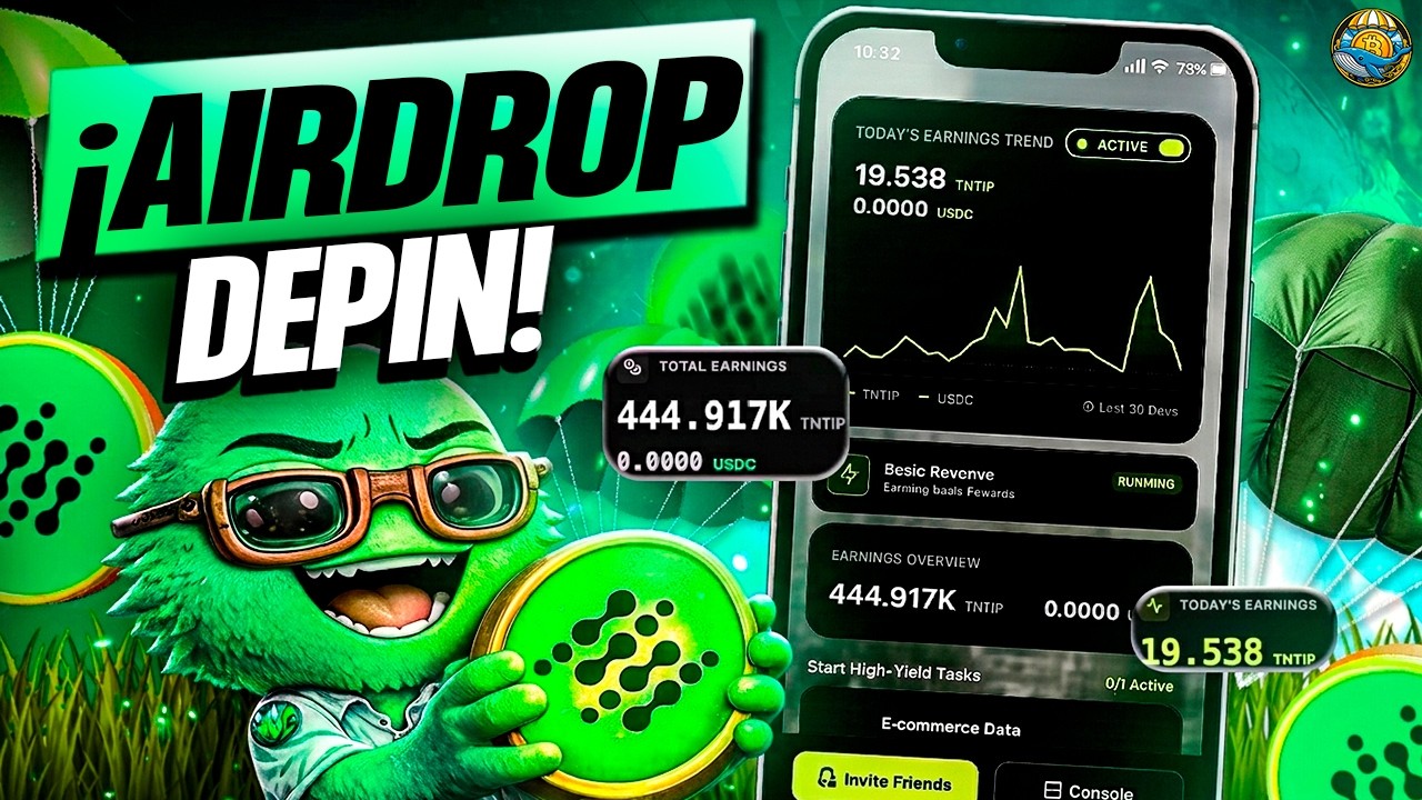 🔥INCREIBLE: NUEVO AIRDROP DEPIN GRATIS PAGANDO USDC A BINANCE l MEJOR QUE GRASS DEPIN!!