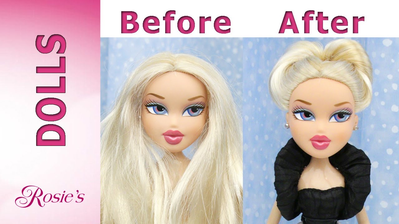 Bratz Campfire Cloe Makeover - Updo and New Clothes