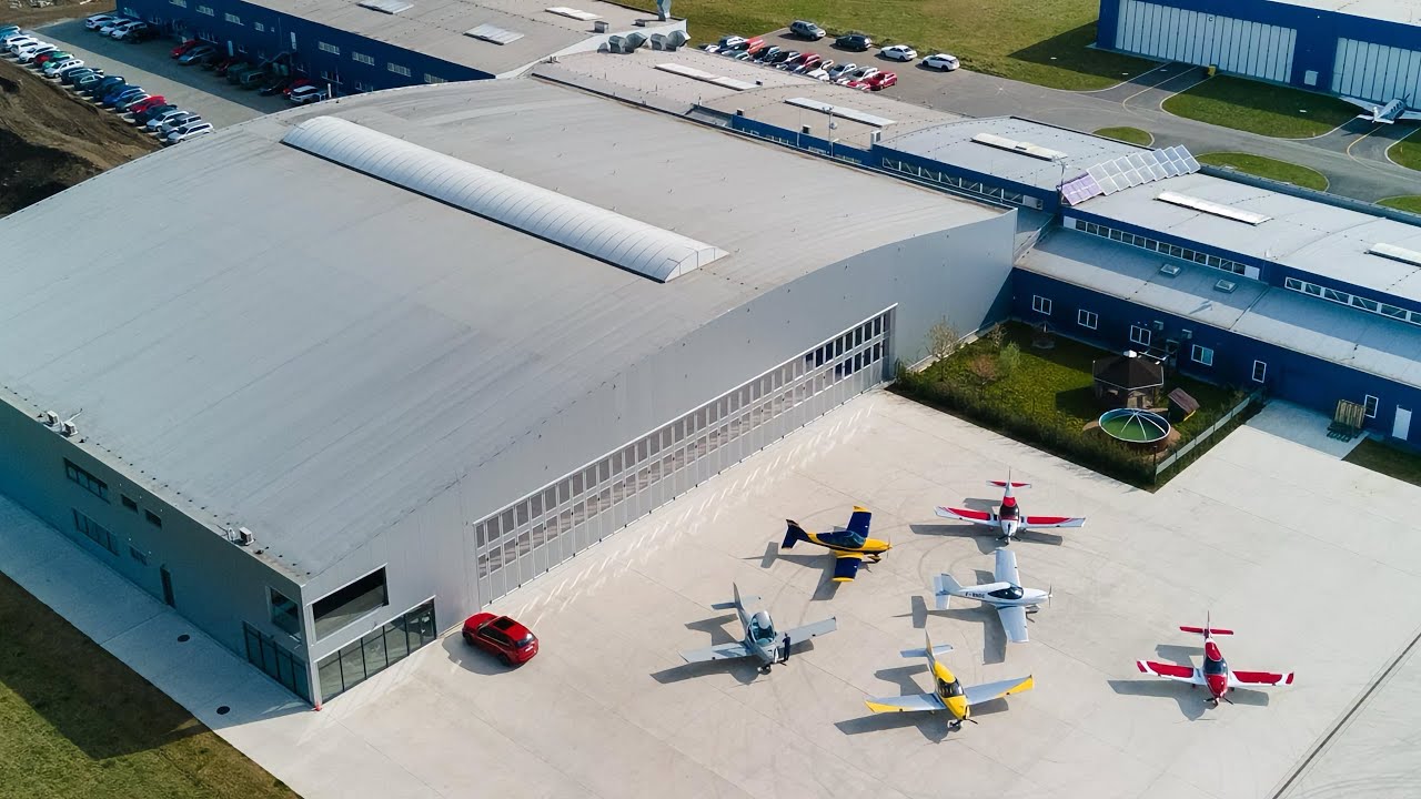 Bristell Factory Drone Tour &ndash; Inside Aircraft Manufacturing