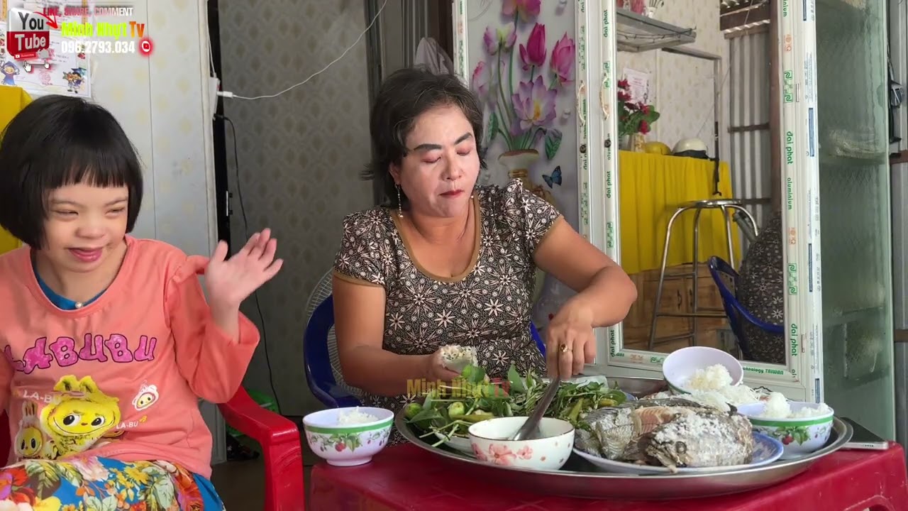 Xuyến Naiii Buổi Sáng Ăn Sương Sương Cá Lóc Rangg Muối 3kg | Minh Nhựt Tv 