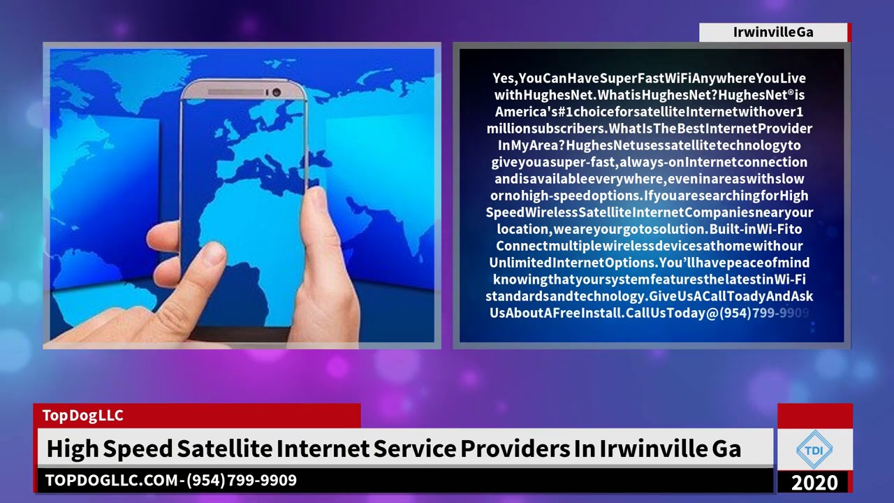 High Speed Satellite Internet Service Providers In Irwinville Ga