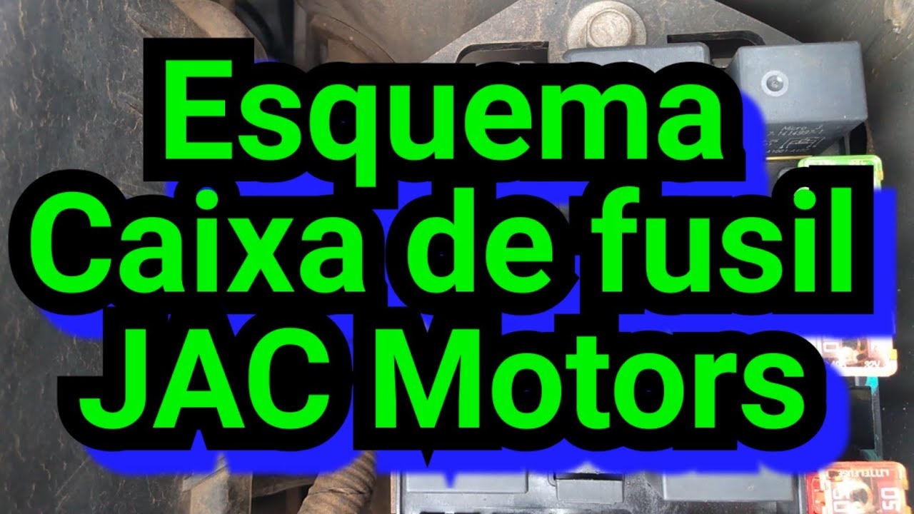 Esquema da caixa de fisivel do motor JAC Motors