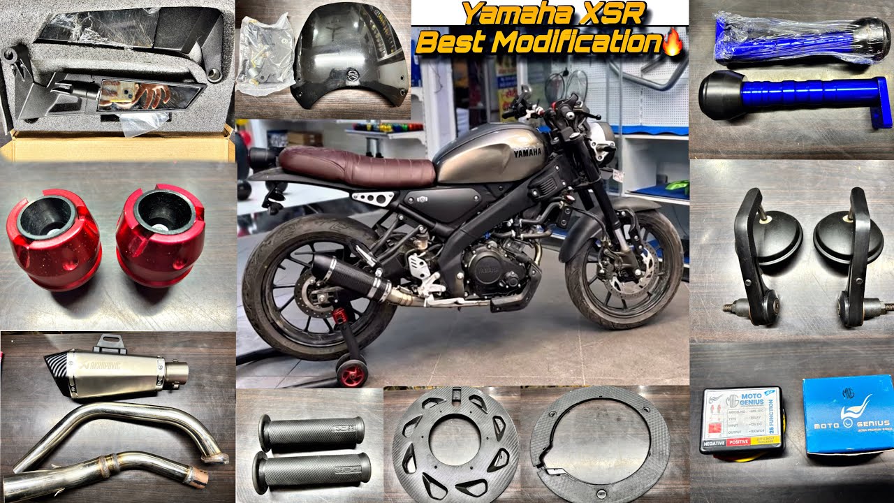 New Yamaha XSR 155 Modification | Top 10 Best Accessories | Modification accessories Available Here