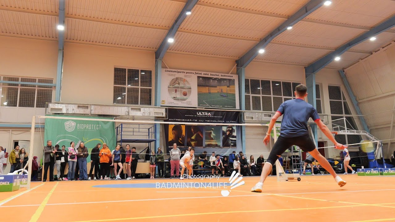 Iarna Chisinau 2026 Group E MSOPEN Y.Rakovchen vs V.Zghibarti 2:0 #badminton#Moldova#Chisinau#sport