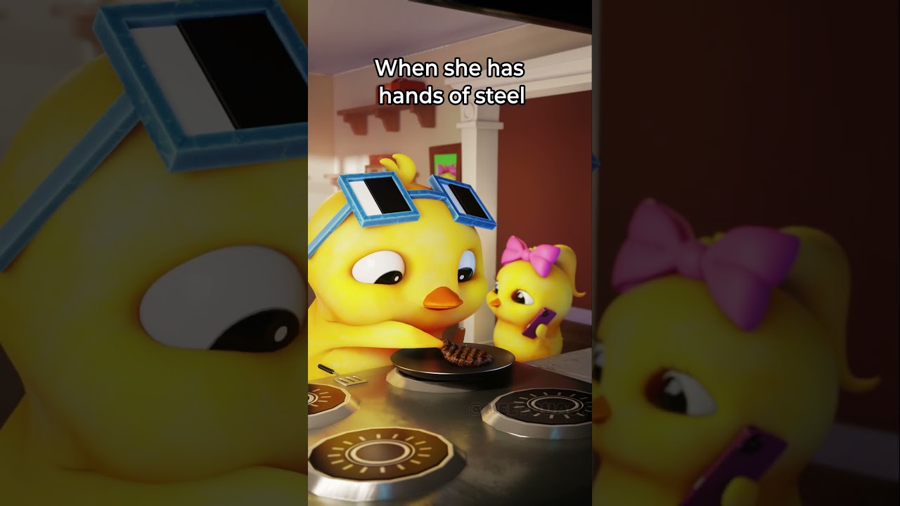 Lola&rsquo;s hands of steel 😂 #lola #quack #funny #superpower #animation #relatable #meetquack
