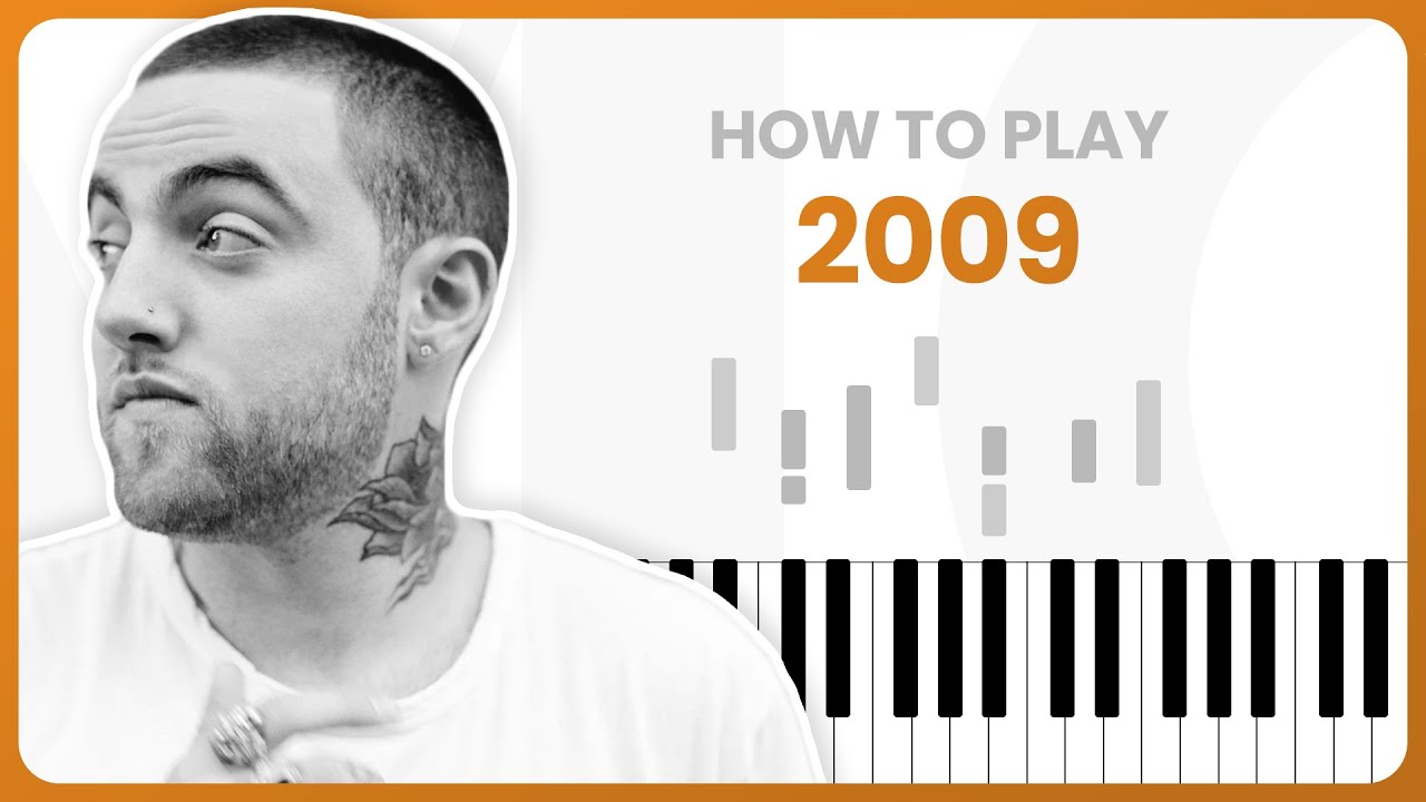 How To Play 2009 By Mac Miller On Piano - Piano Tutorial (Free Tutorial)