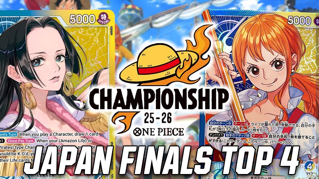 [EB04] OP11 UY Nami vs. OP14 UY Boa Hancock | Japan Finals Top 4 One Piece Trading Card Game