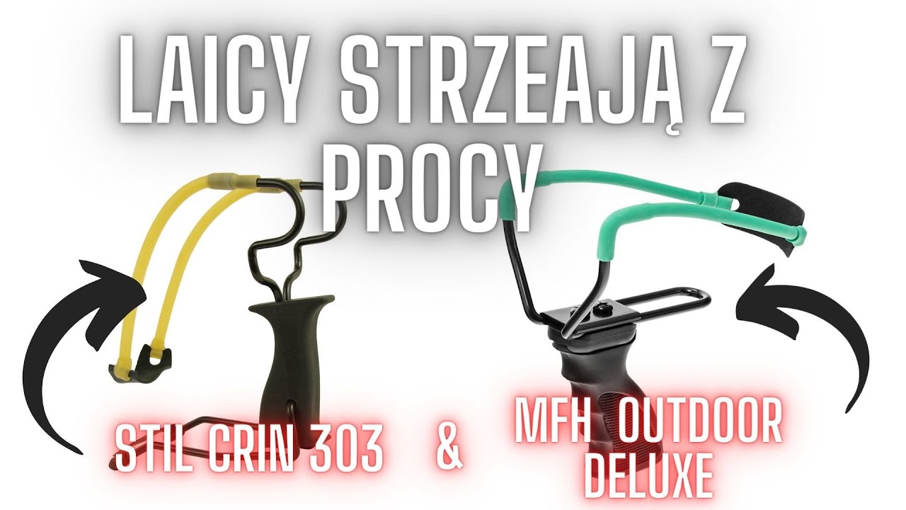 LAICY STRZELAJĄ Z PROCY I MFH Fox Outdoor Deluxe & Stil Crin 303 Premium