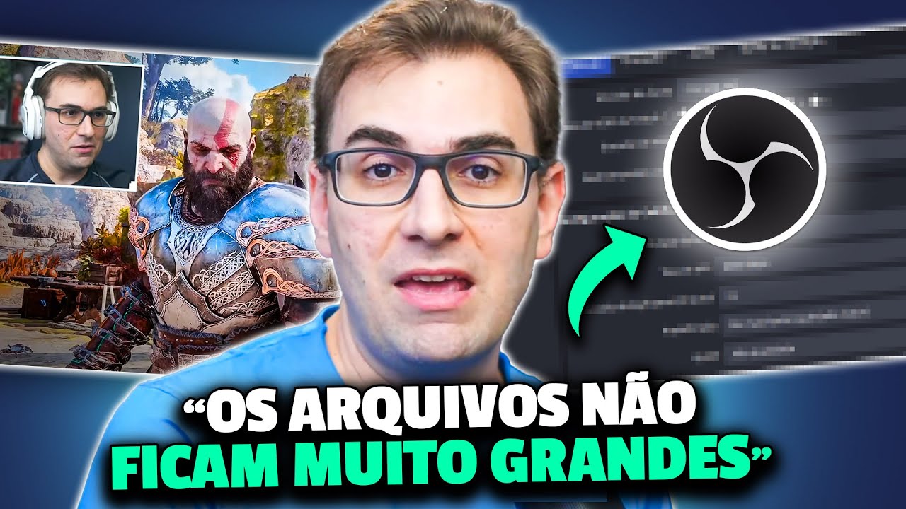 Como o BRKsEDU configura o OBS para GRAVA&Ccedil;&Atilde;O DE GAMEPLAYS