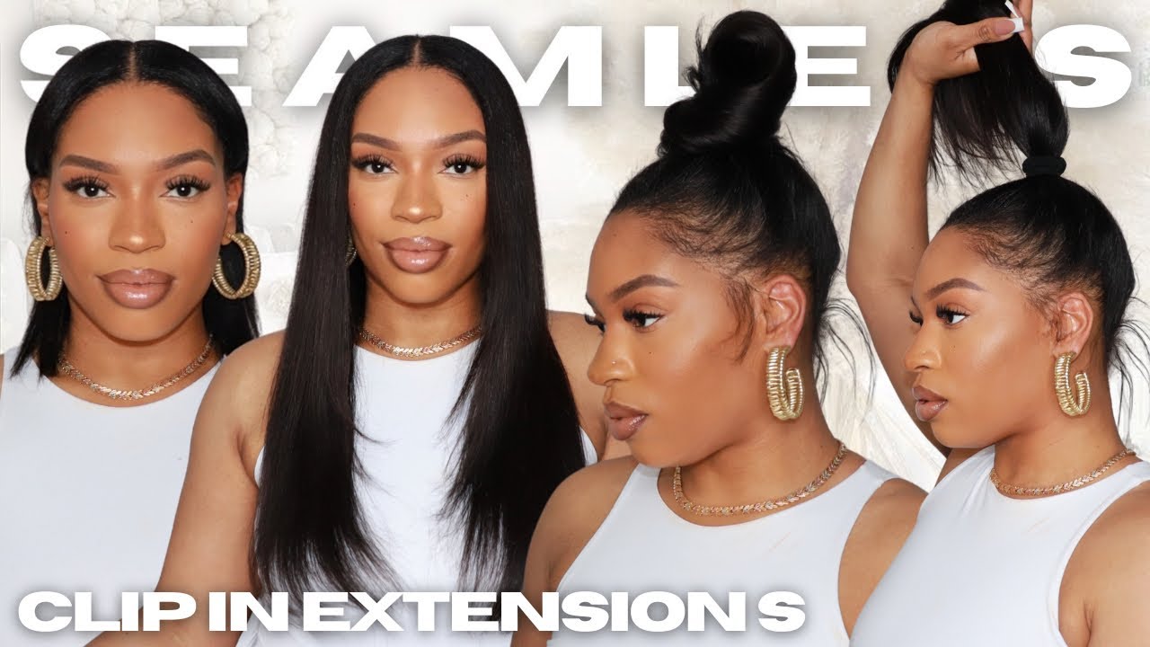 BetterLength Light Yaki Seamless Clip-In Extensions | Easy No-Braid Installation