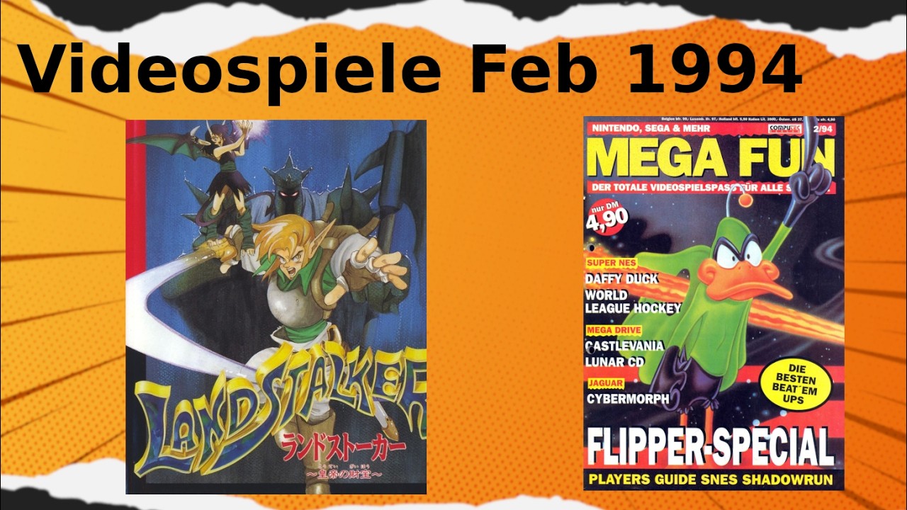 So waren Retrospiele im Februar 1994 - Mega Fun Edition - eine Zeitreise