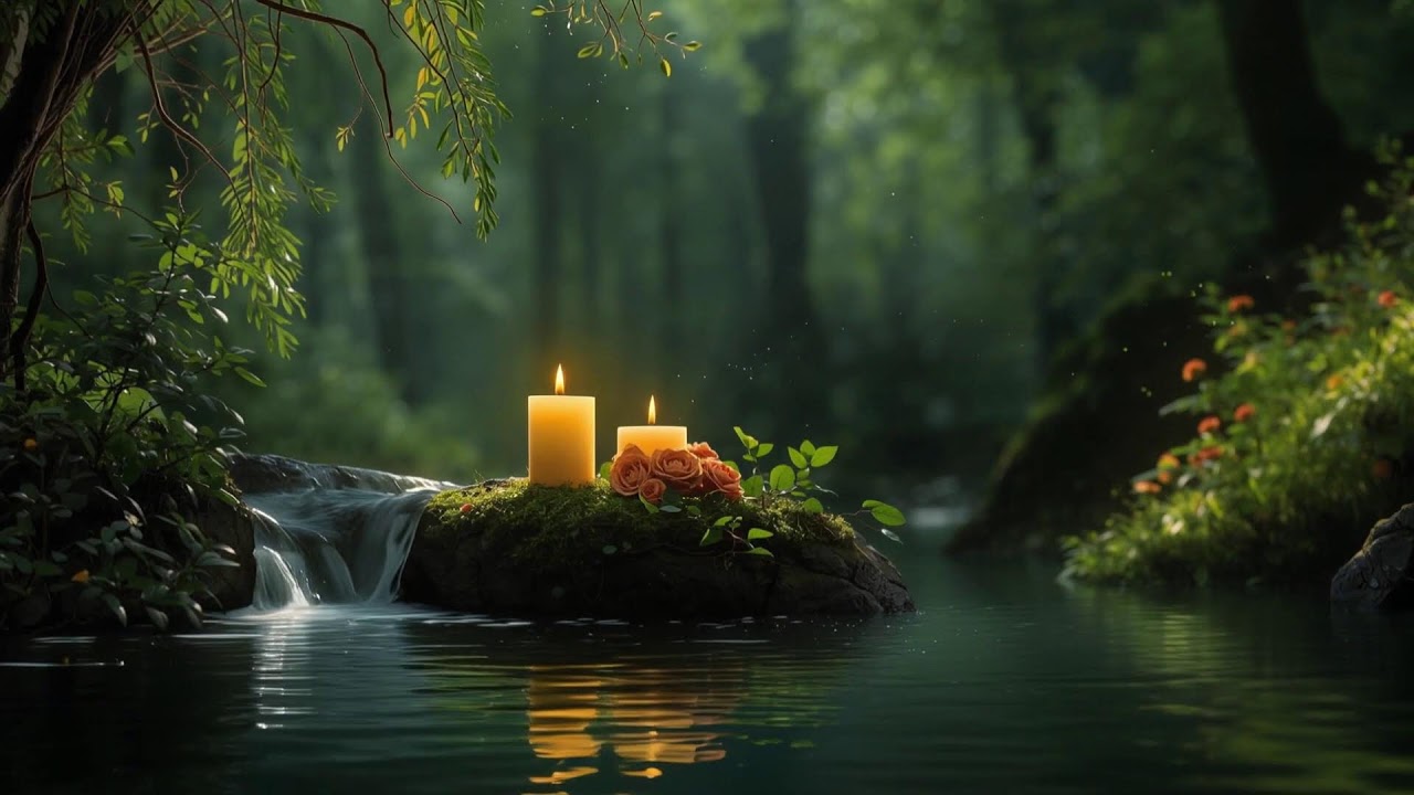 Stop Overthinking Fast 🌿 Flowing Water & Calm Piano for Night Relaxation 2
