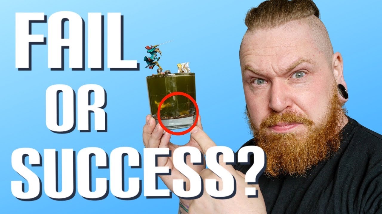 Epoxy resin FAIL? - making a miniature deep water diorama