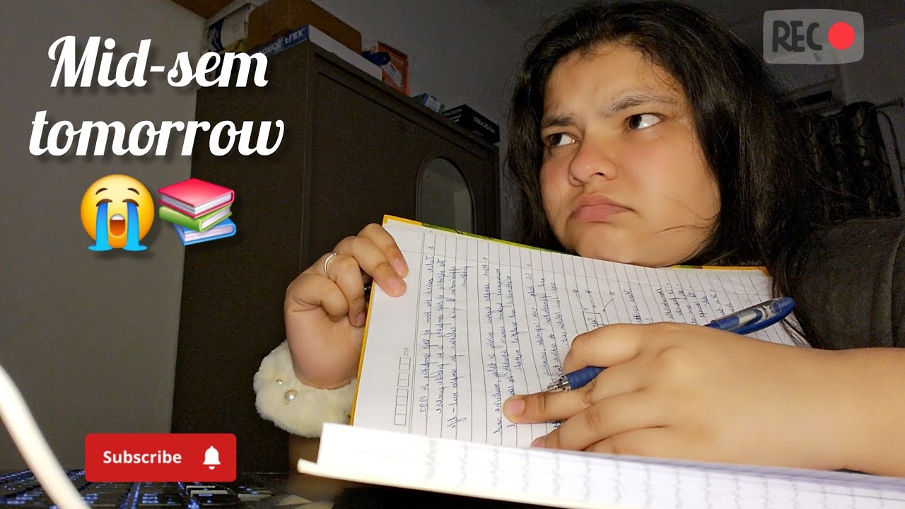 Day Before Mid-Sems 📚 | Productive Study Routine + Little Fun 💗 | College Vlog