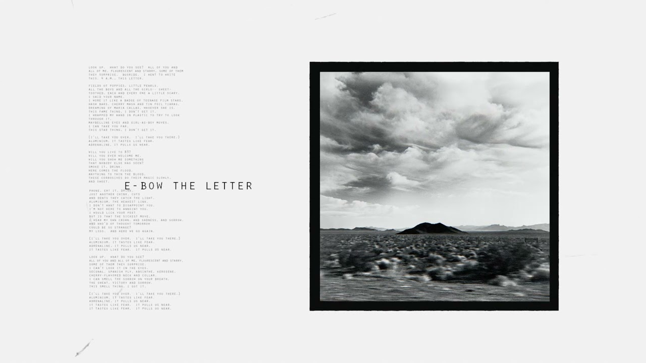 R.E.M. - E-Bow The Letter (Official Audio)