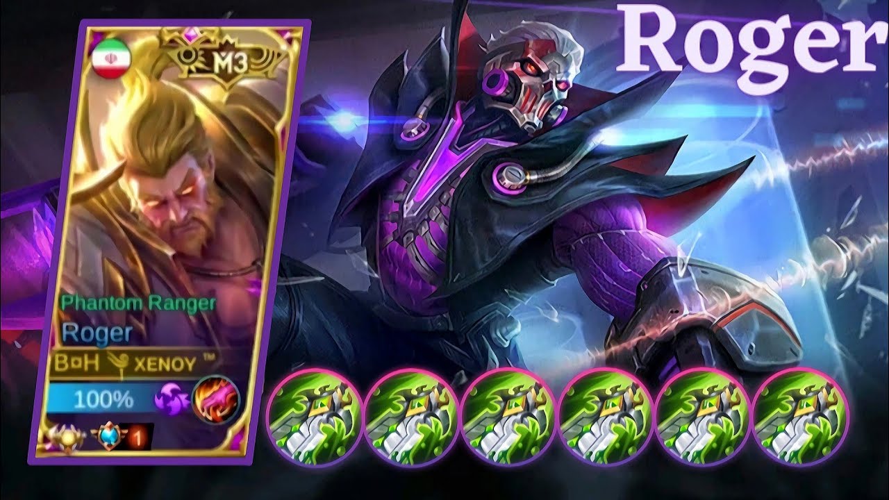 ROGER GAMEPLAY RANK MOBILE LEGENDS]ROGER BUilD 2022🔥