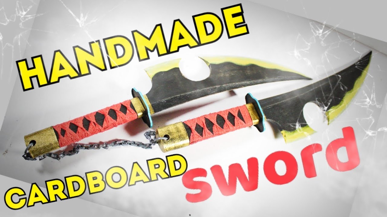 Double sword | handmade cardboard Dagger | tengen uzui | #demonslayer