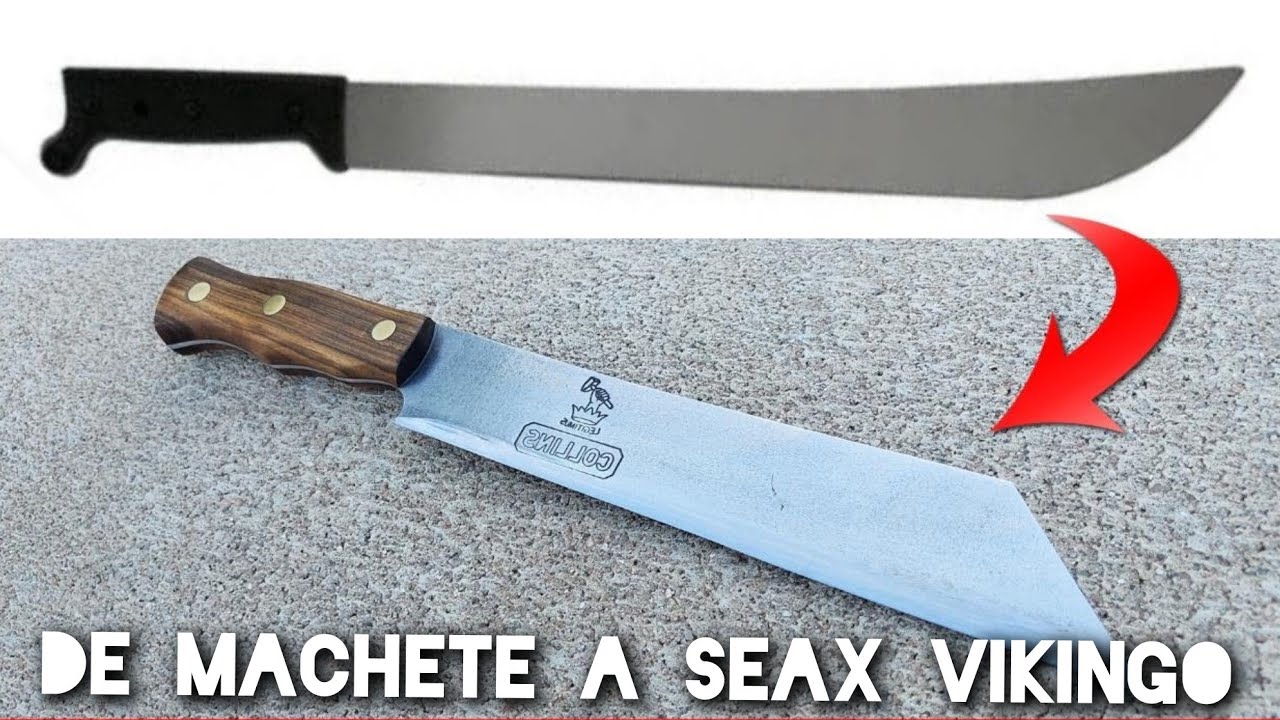 TRANSFORMACIÓN de MACHETE a CUCHILLO SEAX VIKINGO