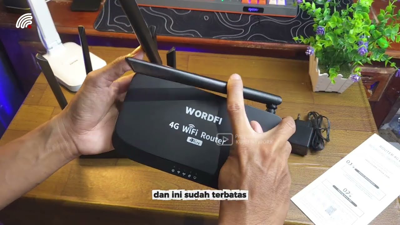 UNBOXING Modem 4G dengan 4 antena | Zbtlink WE 2008 - B