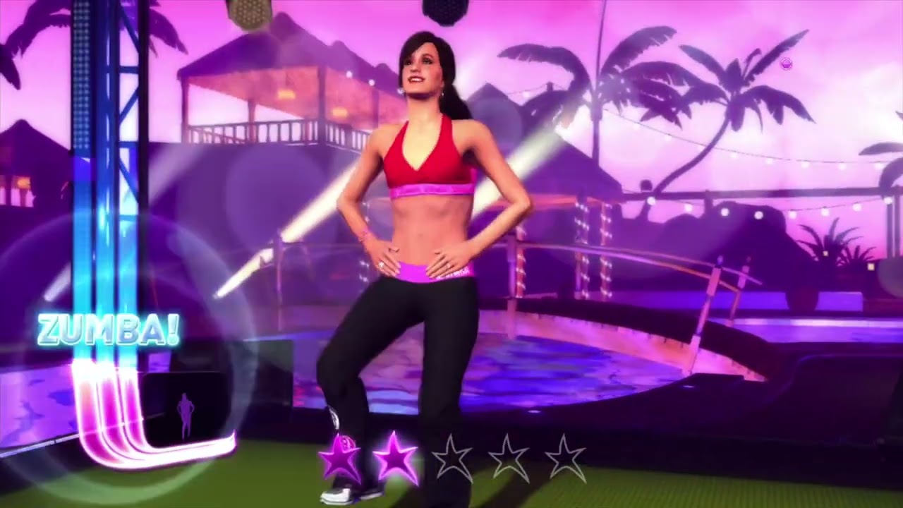 Zumba Rush Fitness Zu Bailadito 5 Stars XBOX 360 Kinect