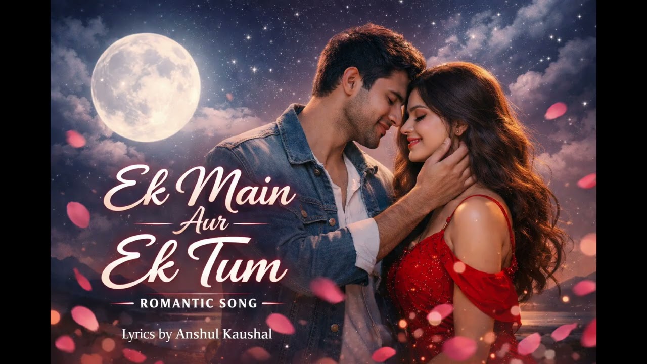 Ek Main Aur Ek Tum | Original Lyrics | AI Music | Anshul Kaushal |Khamosh Kalam