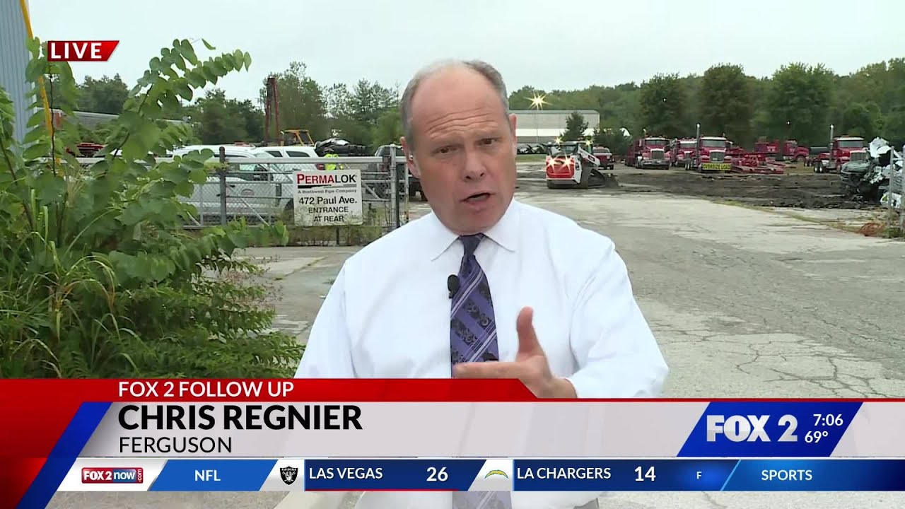 Train carrying vehicles derails in Ferguson; no injuries reported