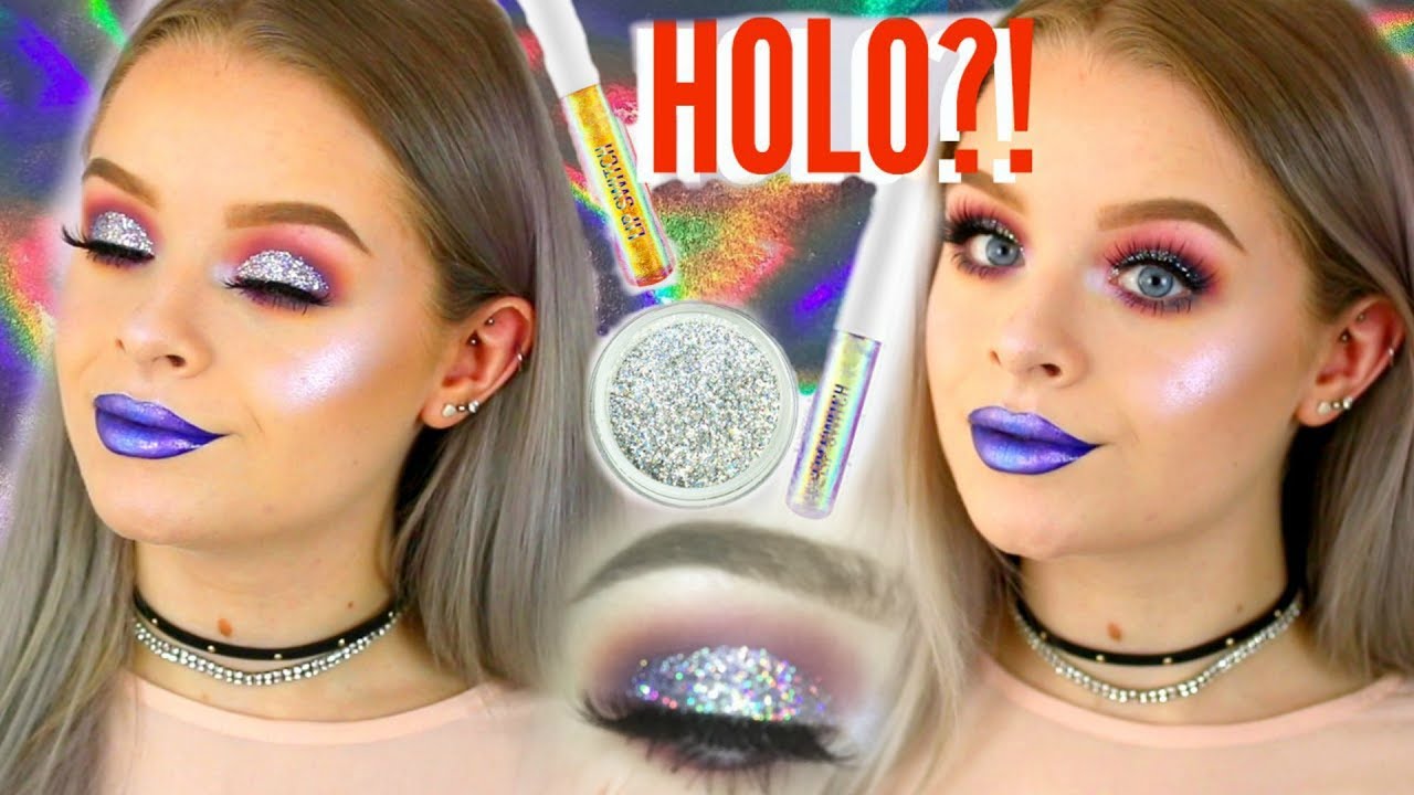 TESTING HOLOGRAPHIC MAKEUP!? | sophdoesnails