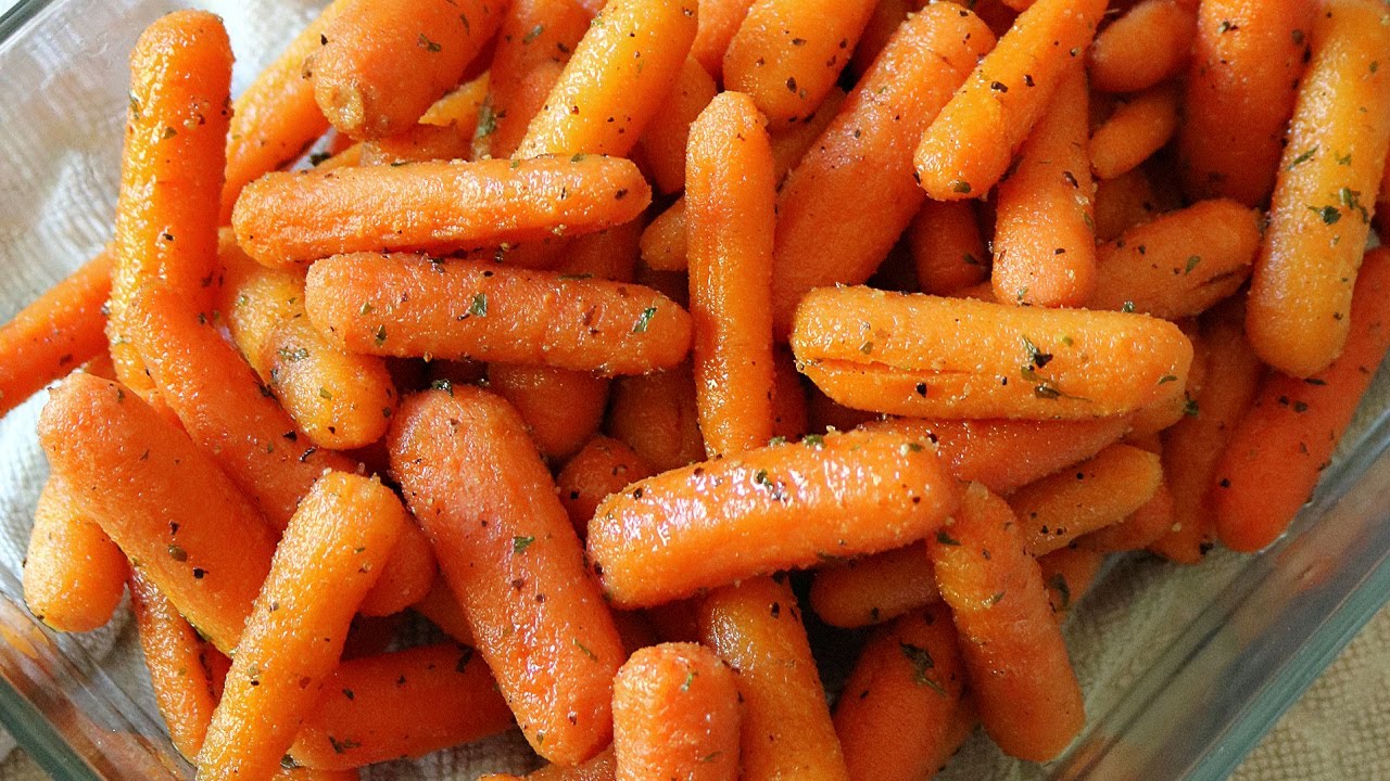 Maple Brown Sugar Baked Carrots - Easy Side Dish