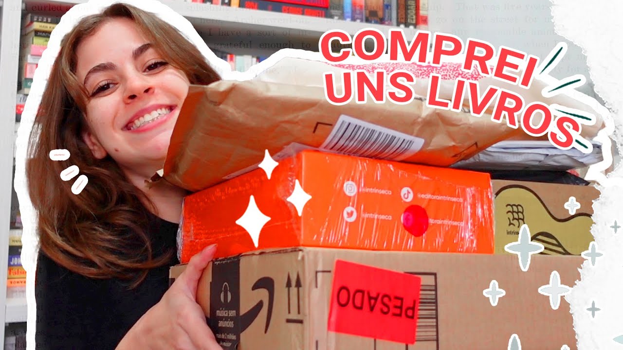 UNBOXING CHEIO DE COISA INCRÍVEL | Gastei meu rim em livros 💁‍♀️