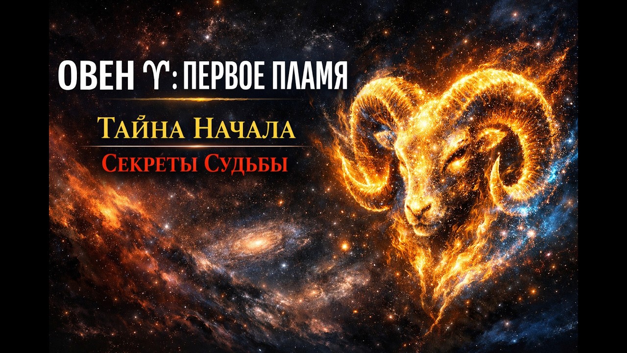 ОВЕН ♈: ПЕРВОЕ ПЛАМЯ. ТАЙНА НАЧАЛА